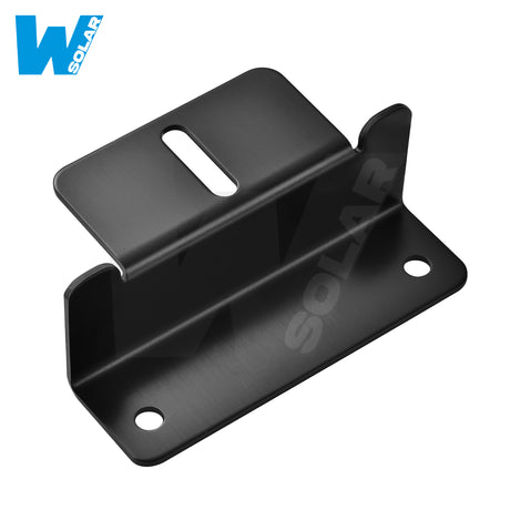W SOLAR Z-Brackets for Solar Panels | Heavy-Duty Aluminum Mounting Brackets with Screws