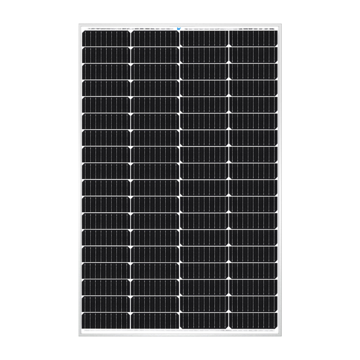 W SOLAR 150 Watt 12 Volt Monocrystalline Solar Panel