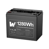 W SOLAR 12V 100Ah Internal Heating LiFePO4 Lithium Battery