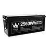 W SOLAR 12V 200Ah Internal Heating LiFePO4 Lithium Battery