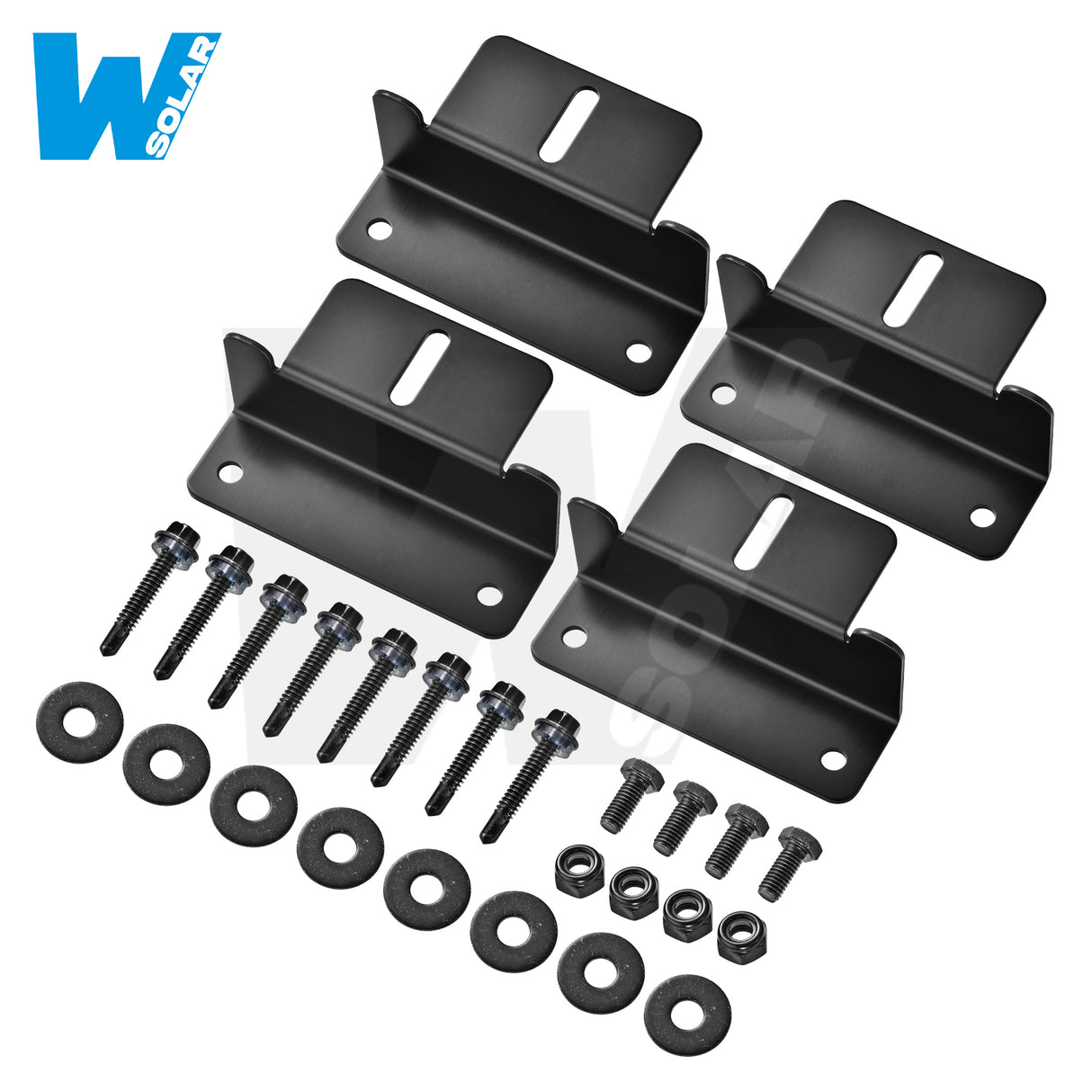 W SOLAR Z-Brackets | Mounting Hardware Z-Brackets with Screws